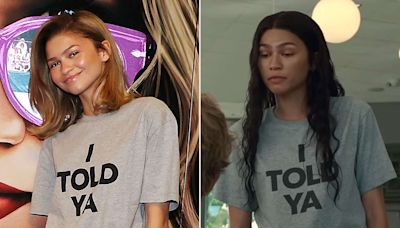 Zendaya Steps Out in ‘I Told Ya’ Shirt from “Challengers” – Which Has Surprising Link to the Kennedys