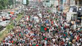 Bangladeshi students rally to mark one month since Hasina's fall