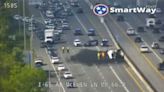 Overturned dump truck on I-65 South in Franklin causing major delays