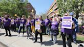 Phelps Hospital nurses, service staff rally to demand contract from Northwell Health
