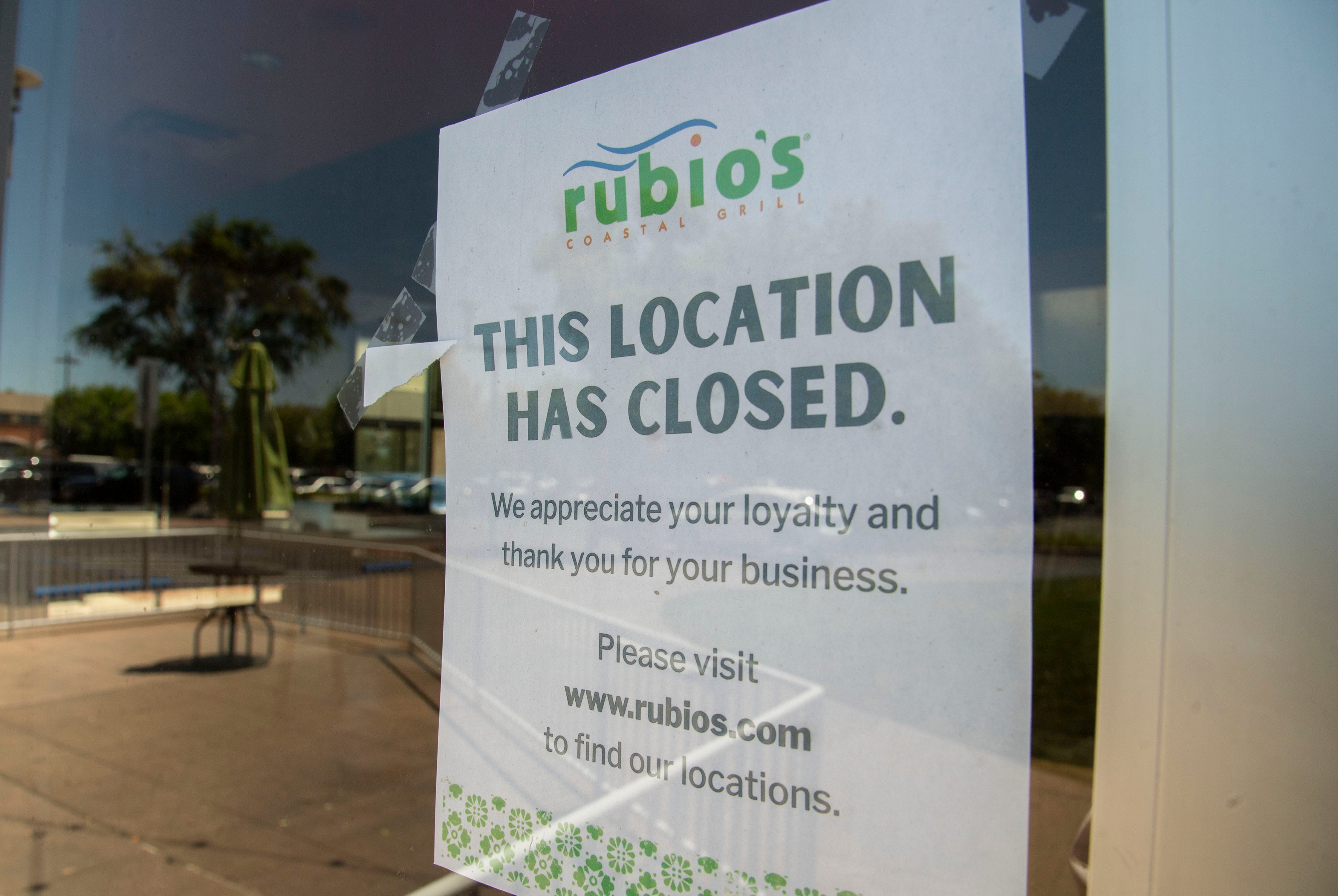 Rubio’s Coastal Grill permanently closed 48 restaurants, including Stockton location