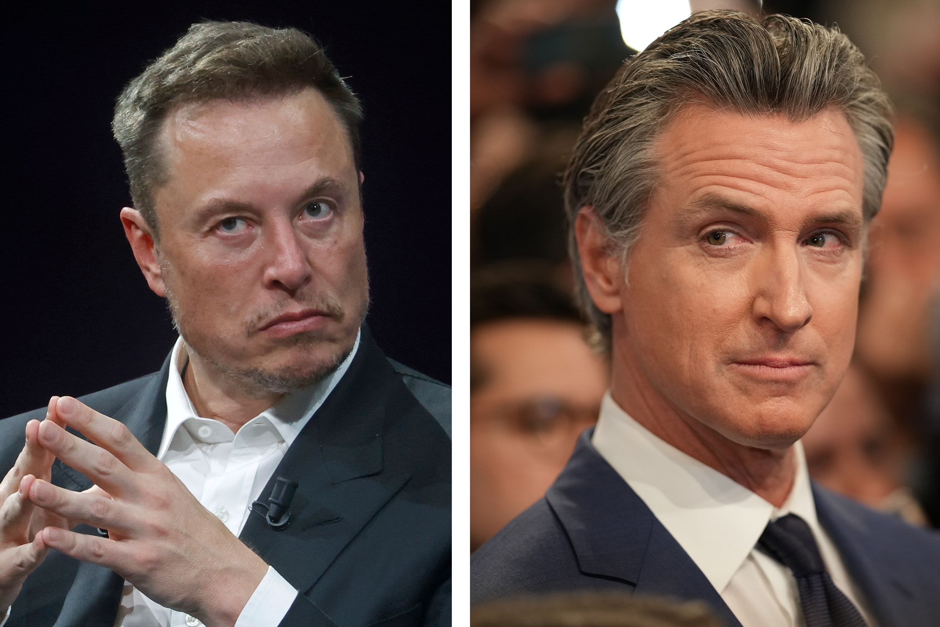 Gavin Newsom reacts to Elon Musk's California comments