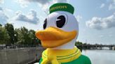 Oregon Trolled Everyone at First Big Ten Media Day With Huge Inflatable Duck in River