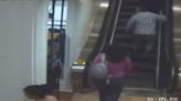 Suspect arrested after elderly man dragged down mall escalator