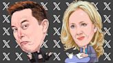 X users dumbfounded after Elon Musk calls out J.K. Rowling for posting transphobic content