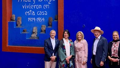 Jill Biden, primera dama de EEUU, aprovecha su estadía en México y visita ‘La Casa Azul’ de Frida Kahlo