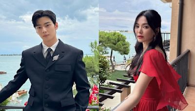 Cha Eun Woo makes breathtaking Prince-like appearance at Chaumet gala dinner in Venice; poses with Song Hye Kyo; See PICS