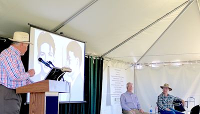 Sinatra debate fills Home Ranch tent