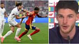 Declan Rice has slammed France players for their treatment of Spain's Lamine Yamal