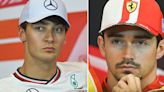 George Russell told 'keep it to yourself' after almost exposing Charles Leclerc