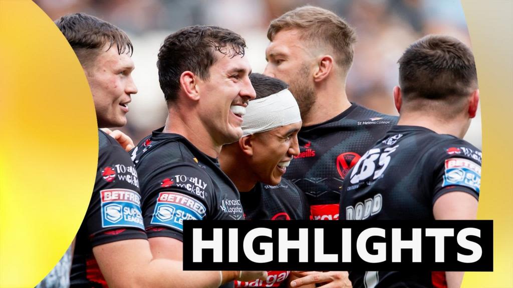 Watch Super League highlights: St Helens end losing run in style at Hull FC