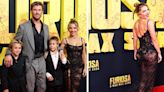 Chris Hemsworth's Wife Elsa Shows Off Thong on Thor Red Carpet