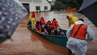 Southern Brazil has been hit by the worst floods in 80 years. At least 37 people have died