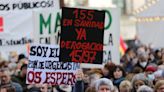 Tens of thousands of Spanish health workers protest for better future