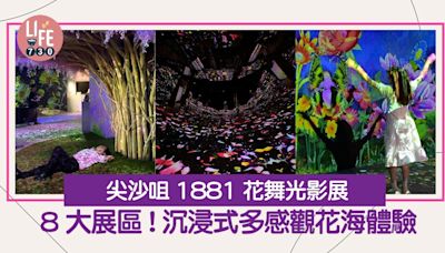 尖沙咀好去處｜1881 NAKED FLOWERS花舞光影展！8大展區打卡位+沉浸式多感觀花海體驗 | am730