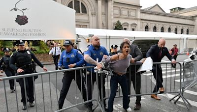 NYC’s Met Gala Shielded by Police From Pro-Palestine Protests