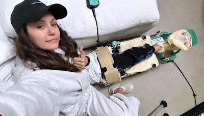 Nina Dobrev Recovering from Bike Accident: 'Eat. Sleep. CPM Machine. Physical Therapy. Repeat'