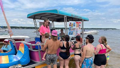 New floating ice cream shop serves sweet treats along Muskegon Lake