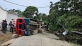 Accidente de bus deja varios niños heridos en Antigua Guatemala