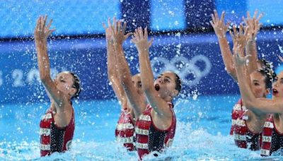 Equipo mexicano de natación artística logra octavo lugar en su regreso olímpico