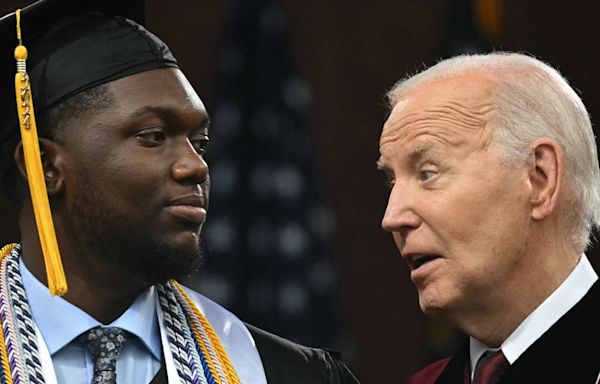 Biden Claps As Morehouse College Valedictorian Calls For Gaza Cease-Fire In Commencement Speech