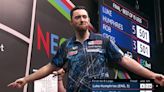 Luke Humphries hits nine-darter as Rob Cross reacts at Baltic Sea Darts Open