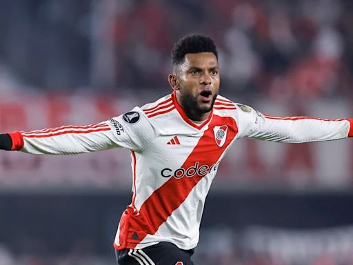 Miguel Borja impone récord en River Plate: el ‘Colibrí' marcó, pero no pudo evitar la derrota de su equipo