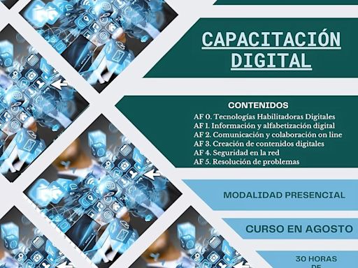 El Ayuntamiento de Argamasilla de Calatrava organiza un curso de capacitación digital