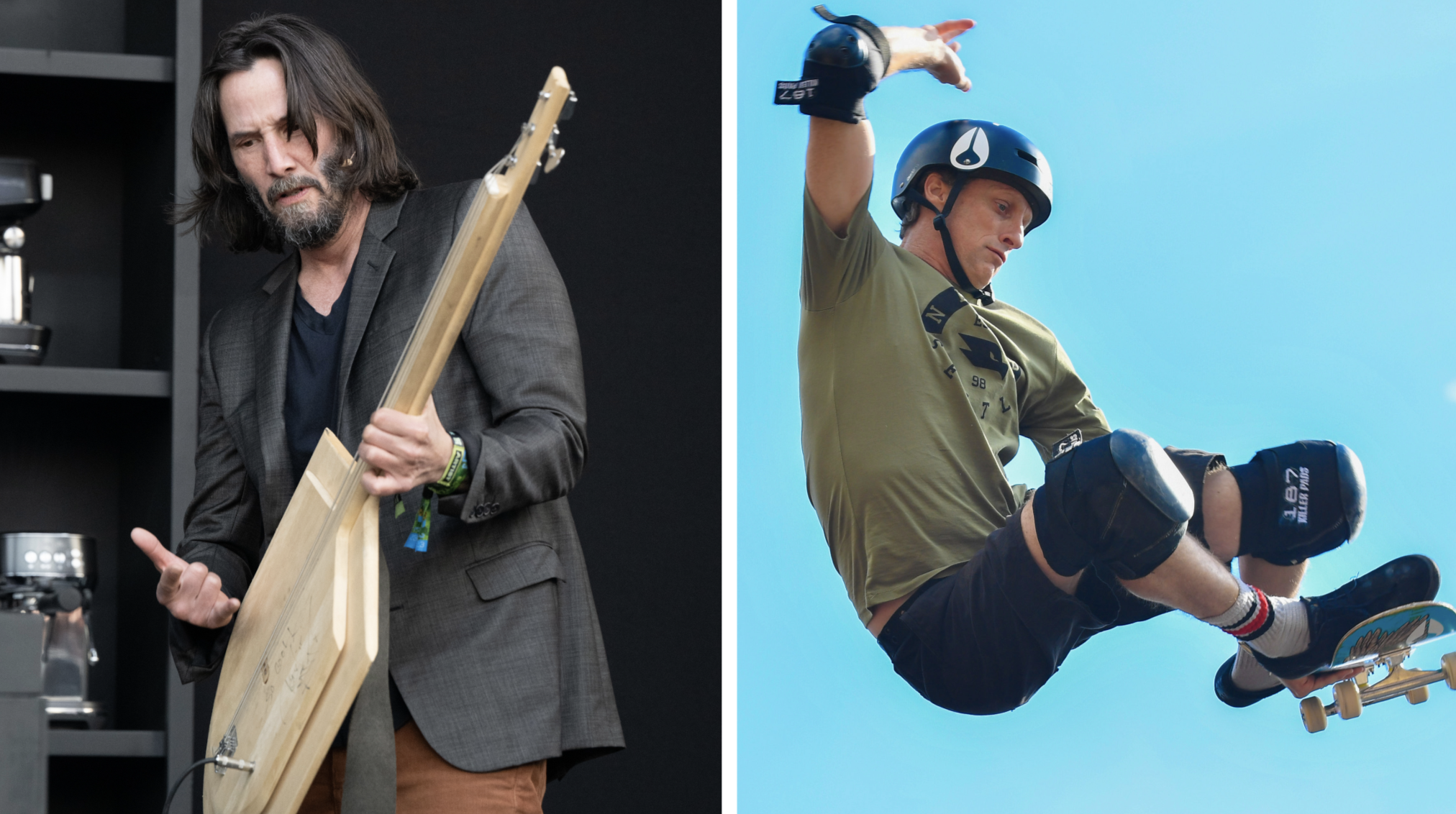 “Music was just a huge part of skating”: Keanu Reeves and Tony Hawk talk about the skating/music crossover
