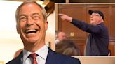 'Boring!' Nigel Farage's brilliant response to hecklers at Reform victory rally