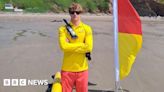 RNLI lifeguards rescue swimmers at Sharrow Point in Whitsand Bay