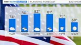 Maryland Weather: Humid Memorial Day Weekend; a few storms