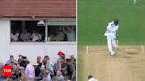 Watch: Shamar Joseph strike breaks roof at Trent Bridge as tiles rain down on spectators | Cricket News - Times of India