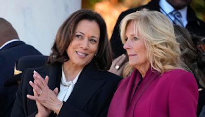 Vice President Harris and first lady Jill Biden travel to battleground states to mark 2 years since Dobbs ruling