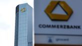 Commerzbank shares sink on prospect rate income near peak