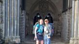 Pommie Pilgrims’ arrive at Exeter Cathedral on way to Derbyshire church