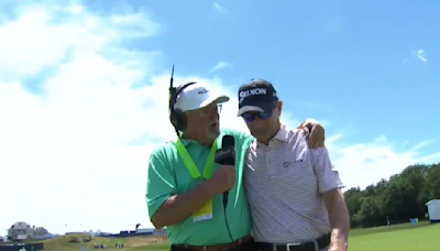 Watch: Roger Maltbie, Gary Koch share special moment during 2024 U.S. Senior Open broadcast