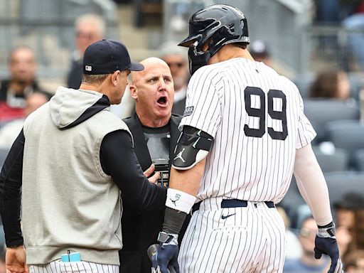 Yankees' Aaron Judge gets ejected for first time in career after 'bulls--t' call