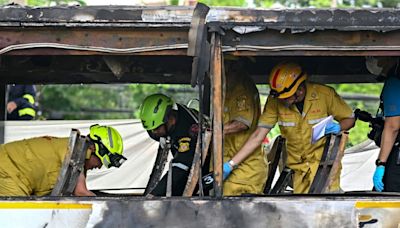 At least 23 killed in Thai school bus inferno