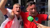 Three Lions fans support Mail Sport's 'We're backing England' campaign