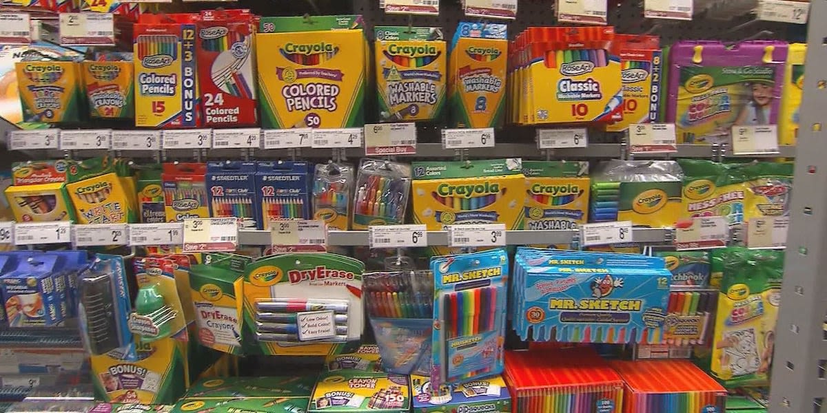 Back-to-school shopping prices on the rise this year