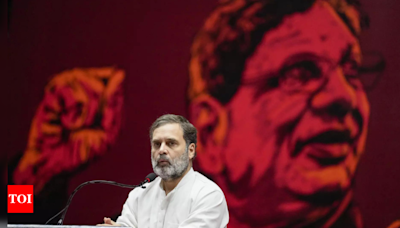 Yechury was bridge between Congress, rest of INDIA bloc: Rahul Gandhi - Times of India