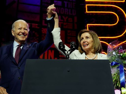 Pelosi Says Biden Staying on the Ticket Is No Done Deal