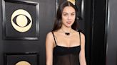 Olivia Rodrigo Arrives at the 2023 Grammys in a Sheer Naked Dress