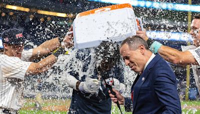 Yankees Star Jazz Chisholm Jr. Had Funny Reaction to First Career Walk-Off Ice Bath