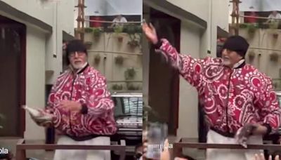 Amitabh Bachchan Surprises Fans With Goodies During Sunday Darshan At Jalsa; Watch Viral Video - News18