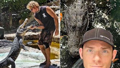 Man Known for Viral Videos of His Swims with Gators Admits 'Good Reflexes Have Saved My Life' (Exclusive)