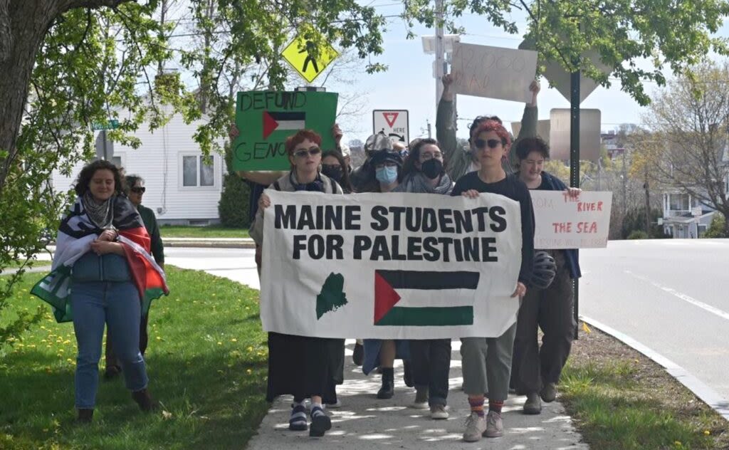 At campuses across Maine, students protest, question college investments in Israel defense