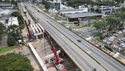 Obra no Viaduto do Tarumã deve interditar avenida de Curitiba por quatro dias