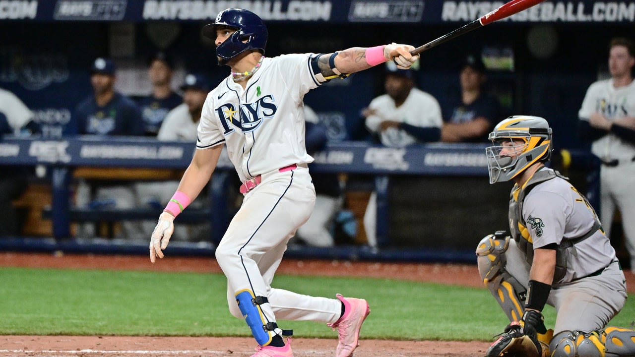 Jose Siri follows tremendous catch with walk-off hit in the 9th, Tampa Bay Rays beat Athletics 4-3